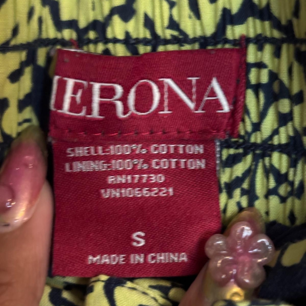 Merona Yellow and Black Cotton Apparel